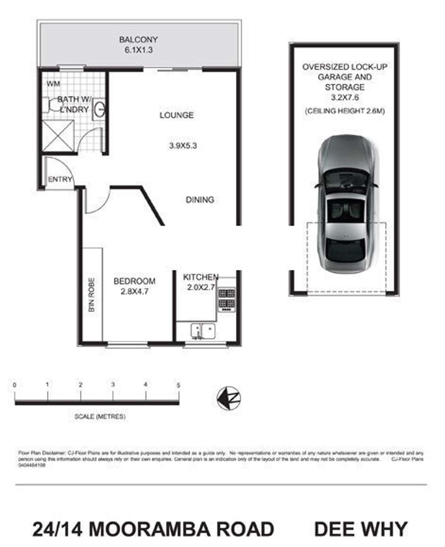 Floorplan of Homely apartment listing, 24/14 Mooramba Road, Dee Why NSW 2099