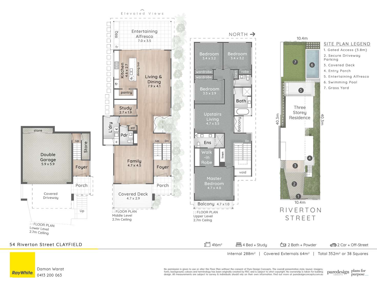 Floorplan of Homely house listing, 54 Riverton Street, Clayfield QLD 4011