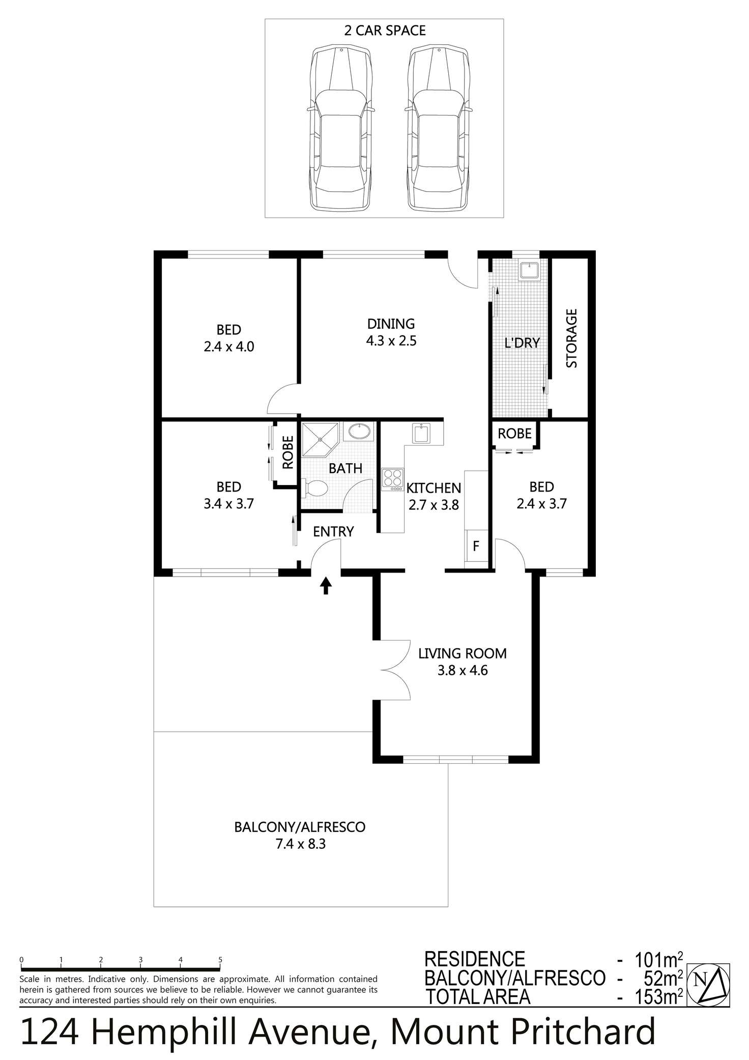 Floorplan of Homely house listing, 124 Hemphill Avenue, Mount Pritchard NSW 2170