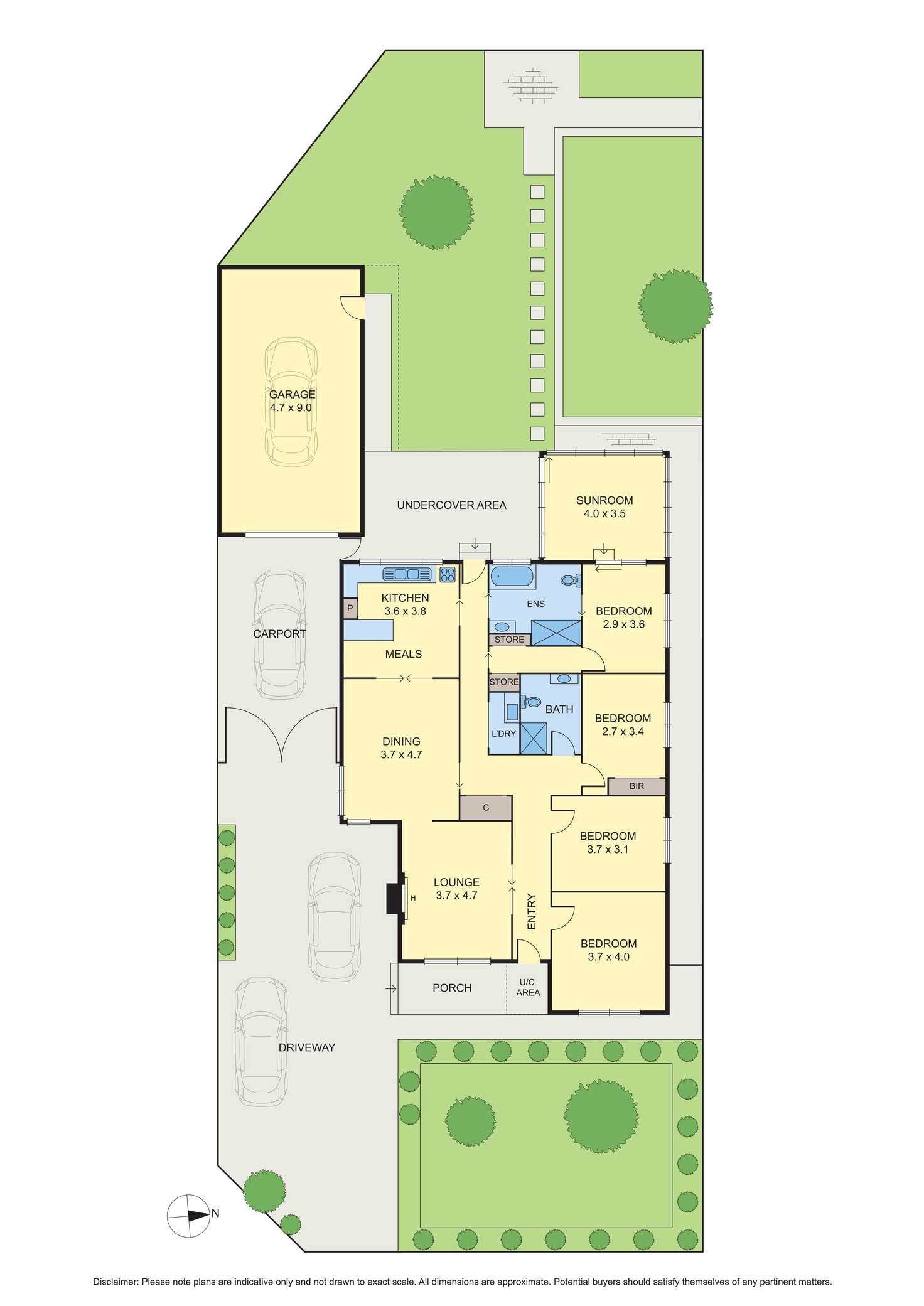 Floorplan of Homely house listing, 1 Lanigan Street, Fawkner VIC 3060