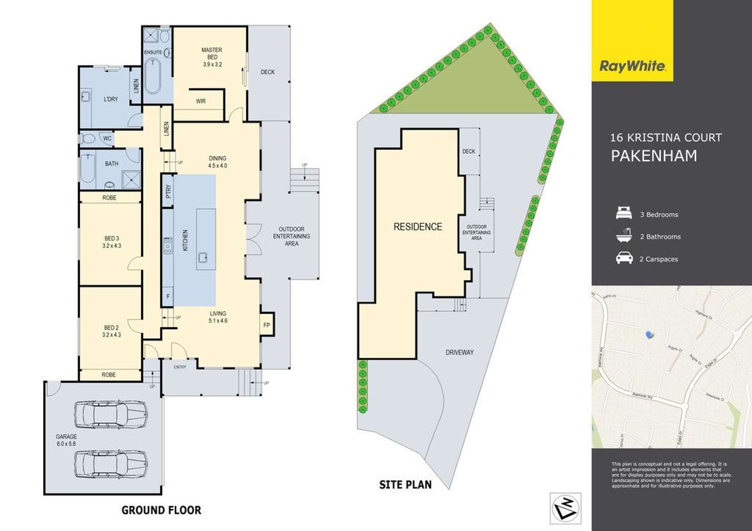 Floorplan of Homely house listing, 16 Kristina Court, Pakenham VIC 3810