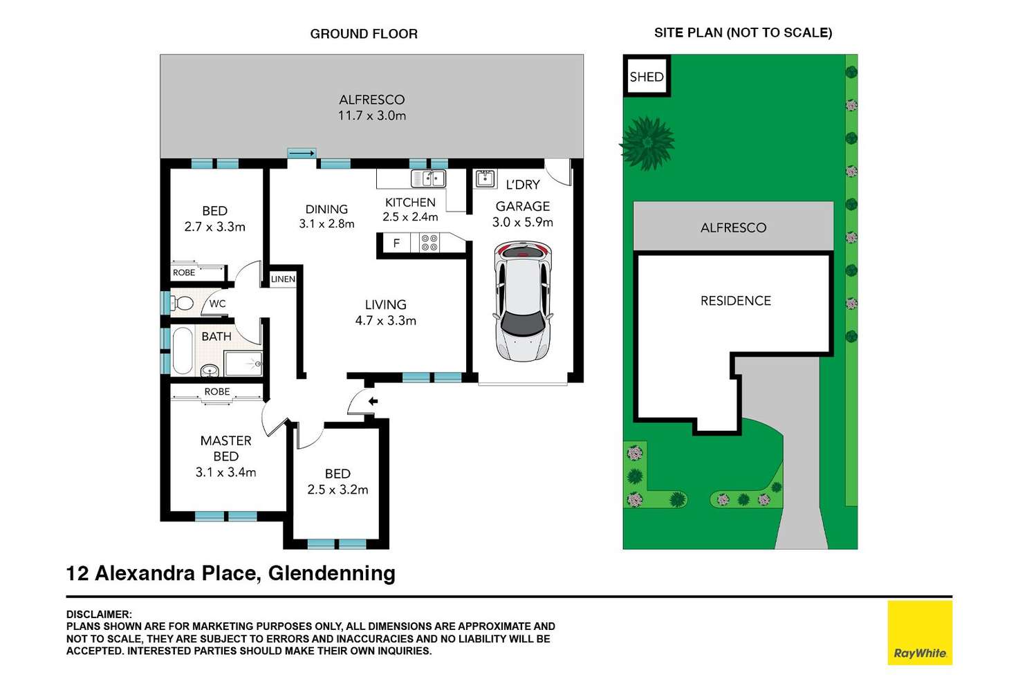 Floorplan of Homely house listing, 12 Alexandra Place, Glendenning NSW 2761