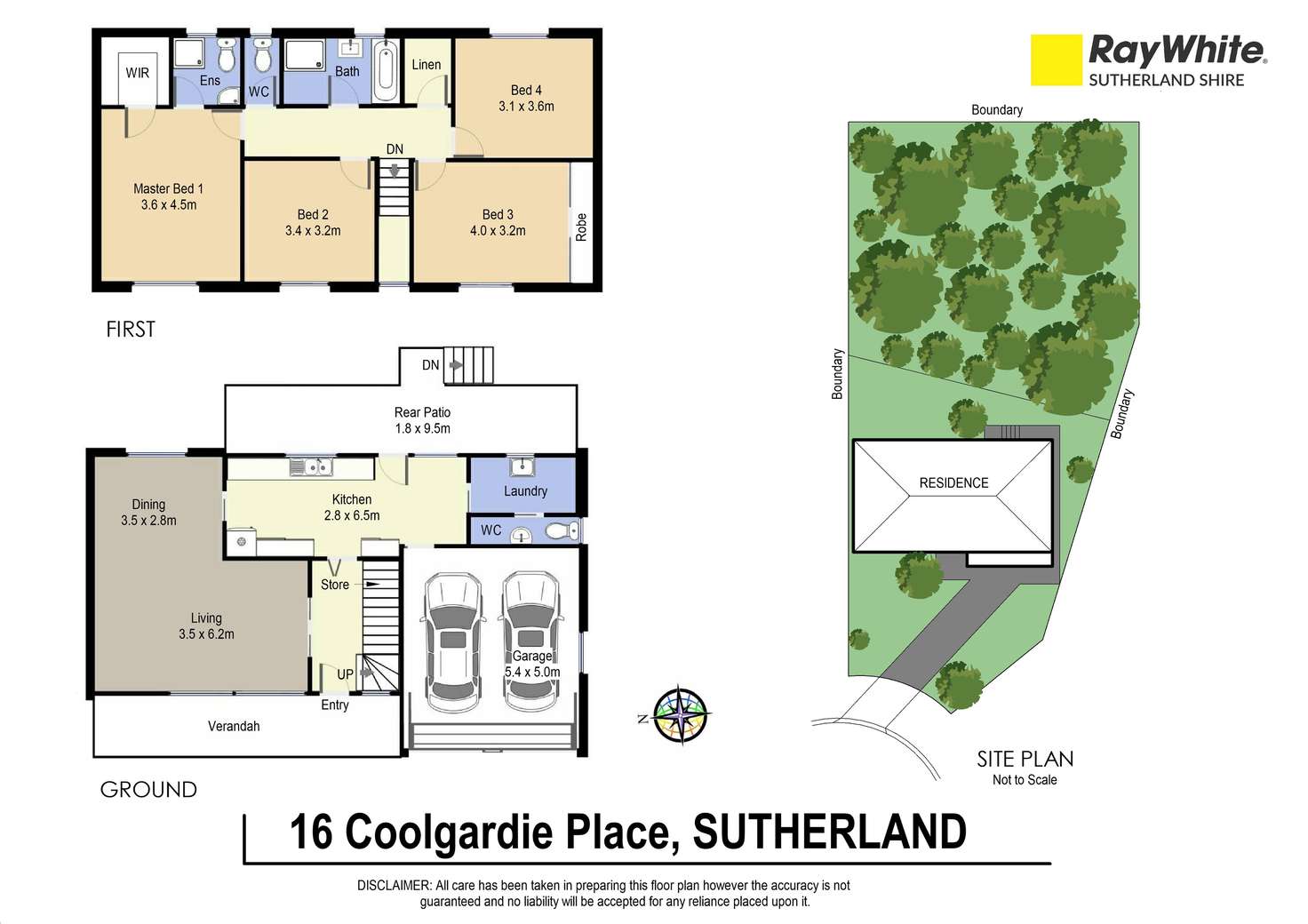 Floorplan of Homely house listing, 16 Coolgardie Place, Sutherland NSW 2232