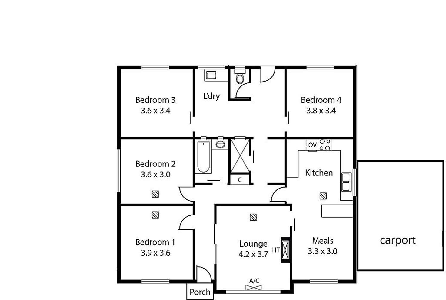 Floorplan of Homely house listing, 130 Bower Road, Semaphore Park SA 5019
