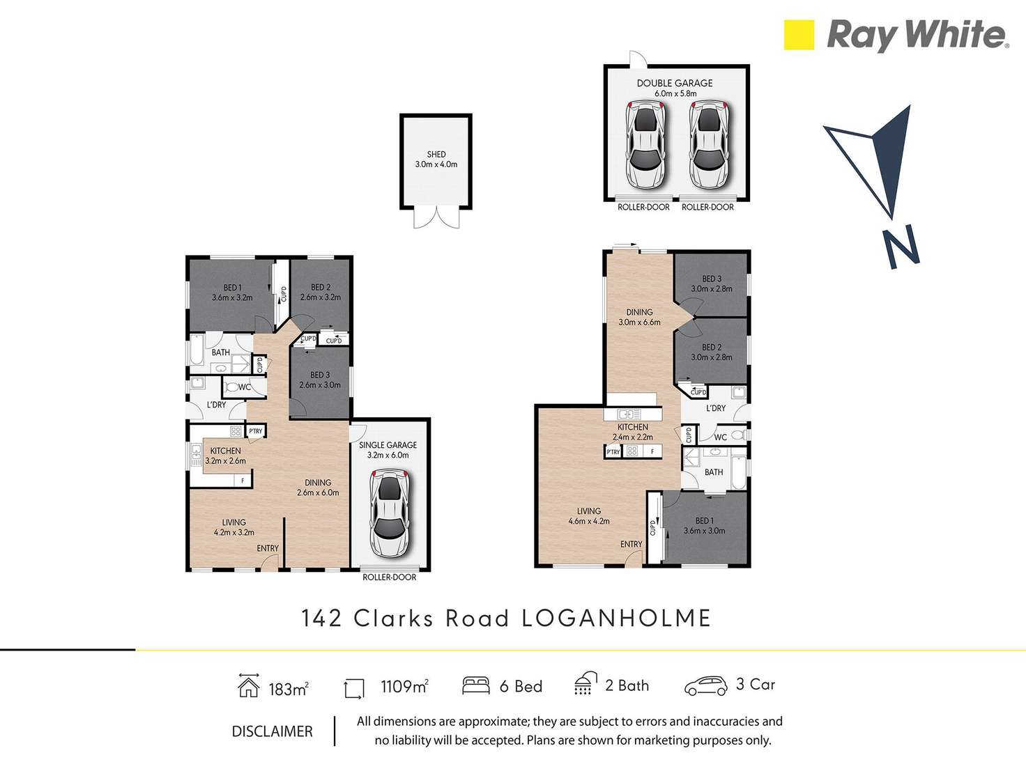 Floorplan of Homely house listing, 142 Clarks Road, Loganholme QLD 4129