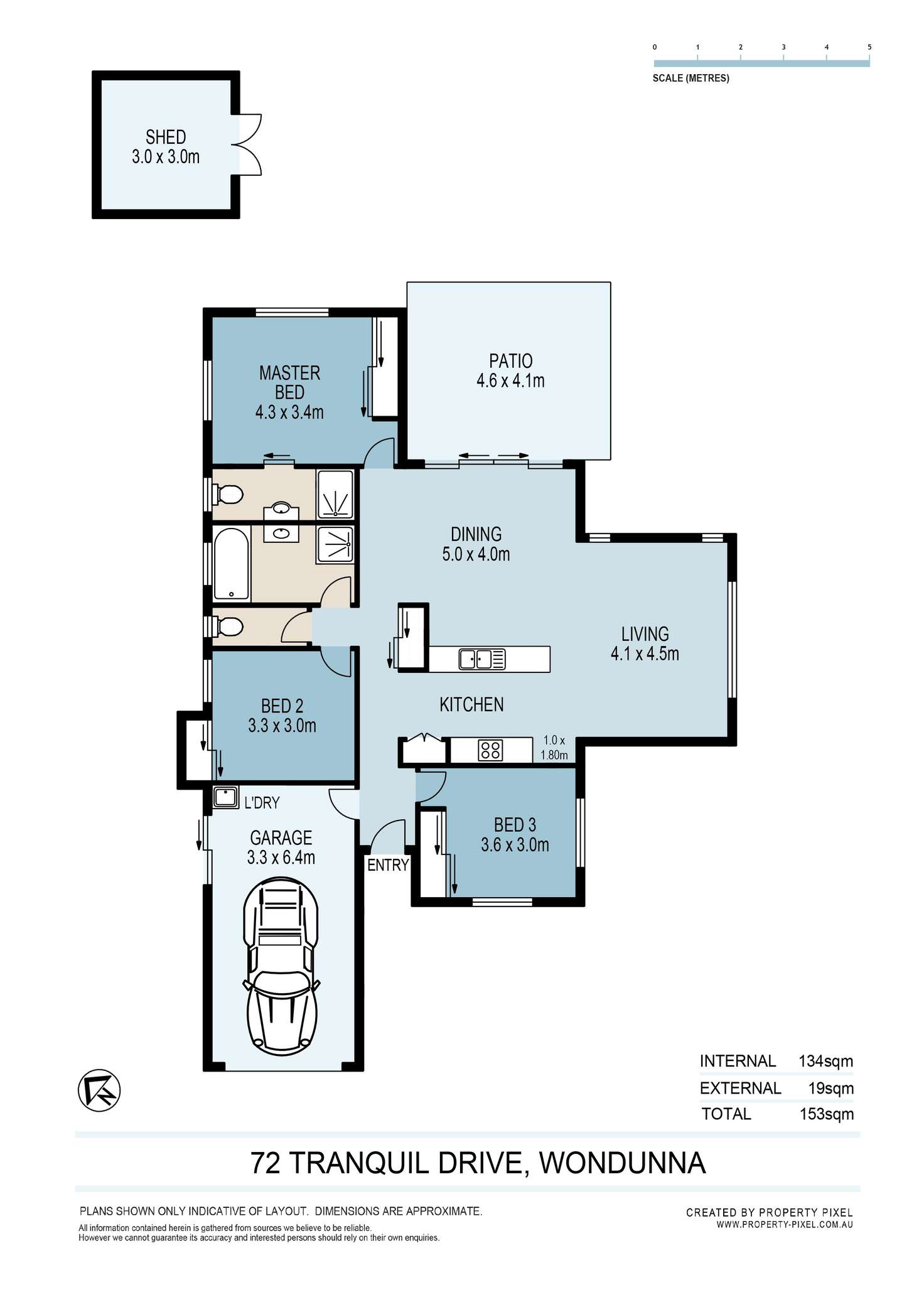 Floorplan of Homely house listing, 72 Tranquil Drive, Wondunna QLD 4655