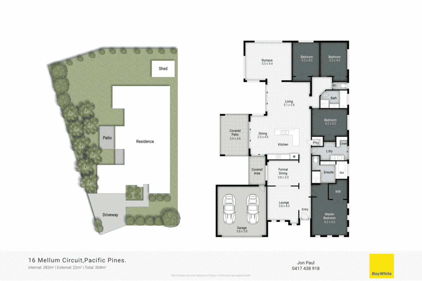 Floorplan of Homely house listing, 16 Mellum Circuit, Pacific Pines QLD 4211