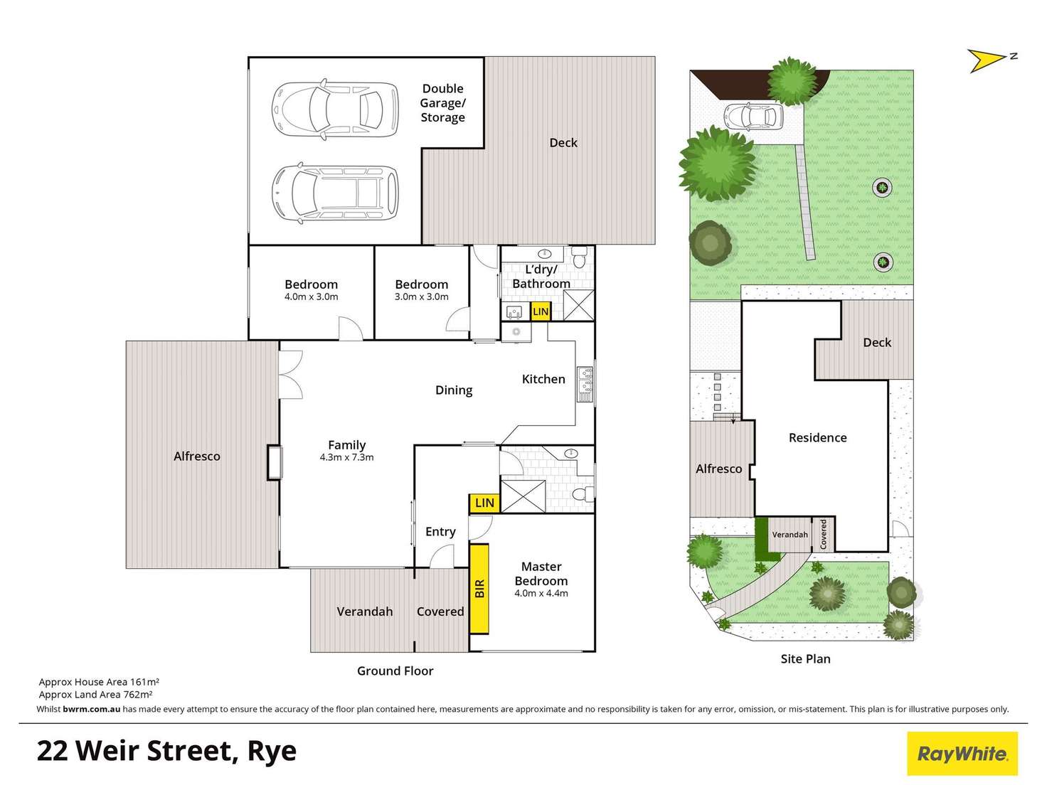 Floorplan of Homely house listing, 22 Weir Street, Rye VIC 3941