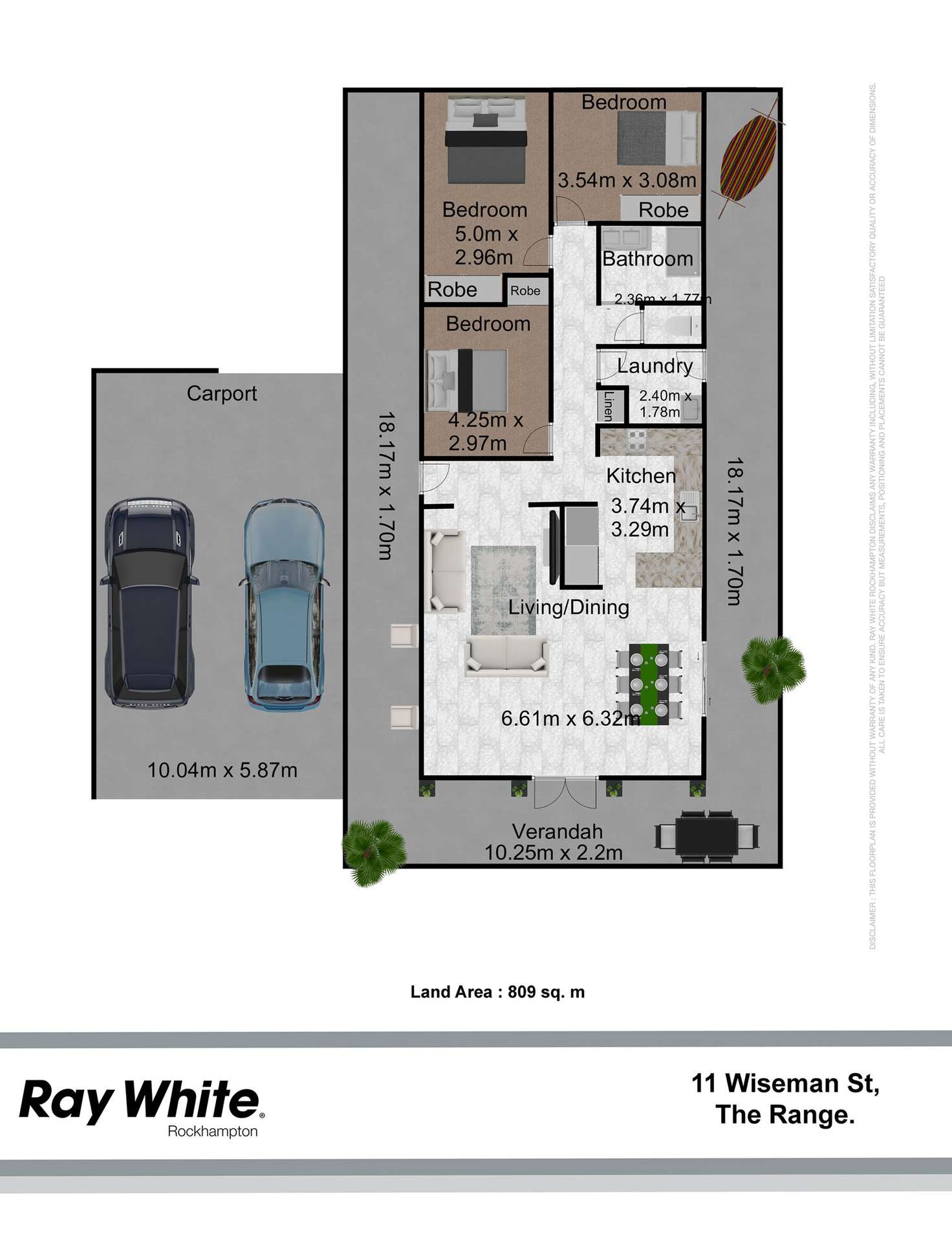 Floorplan of Homely house listing, 11 Wiseman Street, The Range QLD 4700
