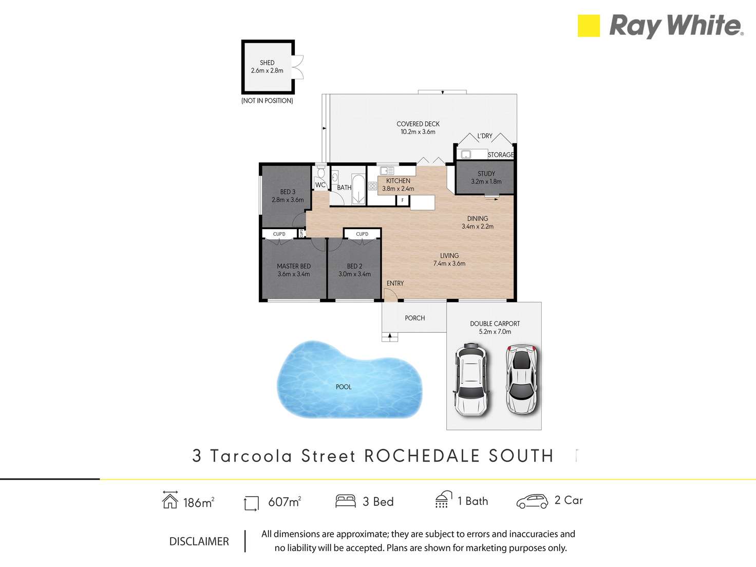 Floorplan of Homely house listing, 3 Tarcoola Street, Rochedale South QLD 4123