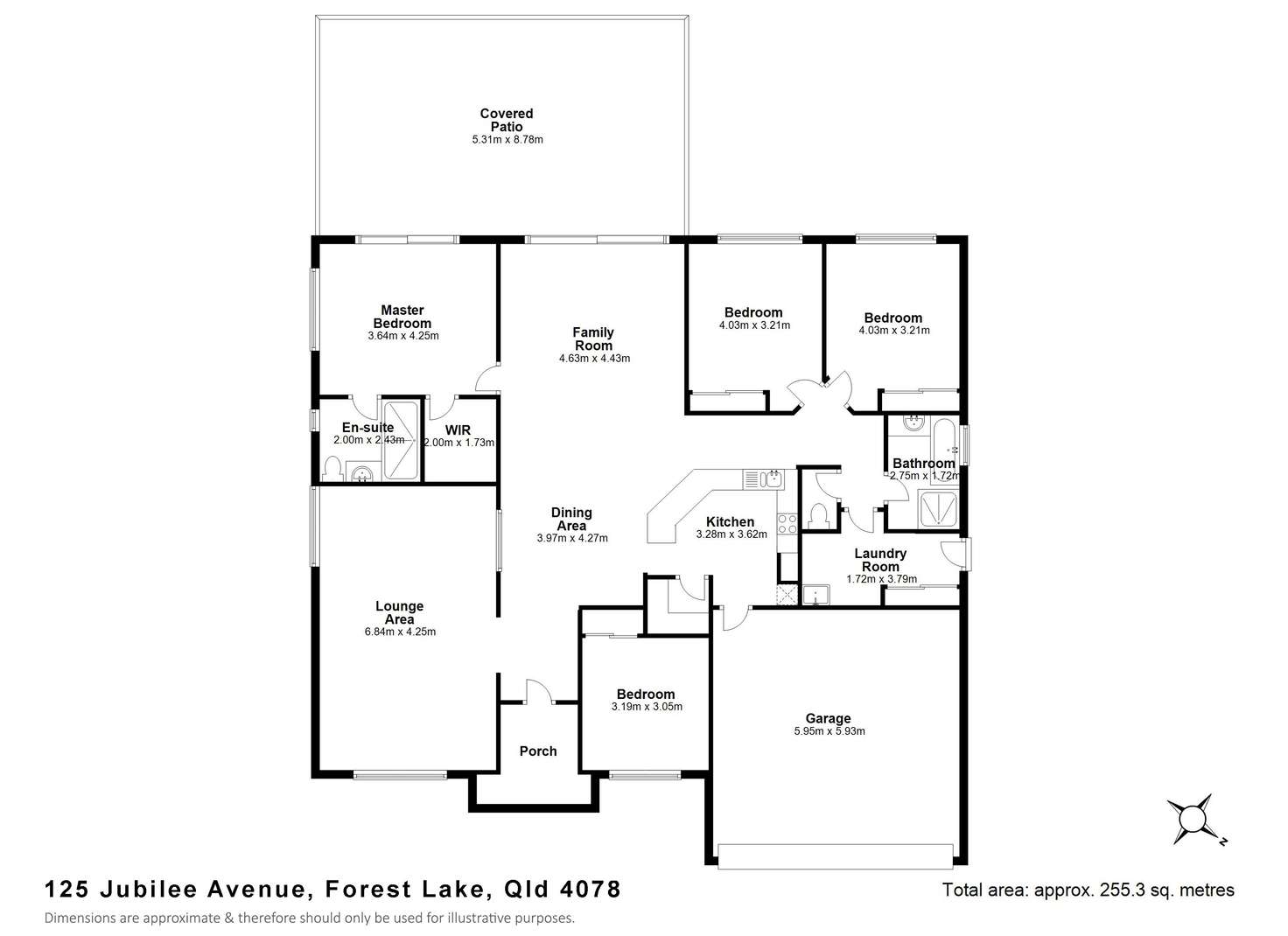 Floorplan of Homely house listing, 125 Jubilee Avenue, Forest Lake QLD 4078