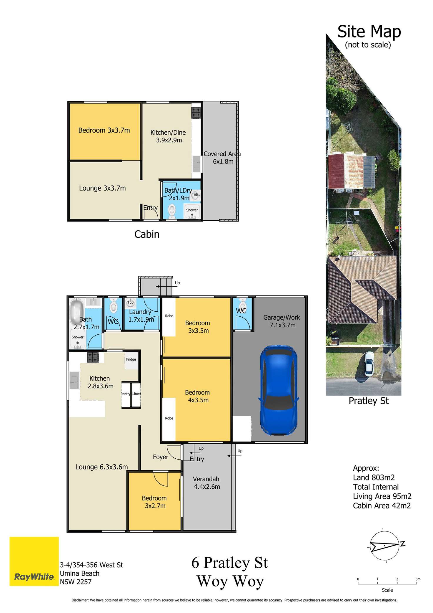 Floorplan of Homely house listing, 6 Pratley Street, Woy Woy NSW 2256