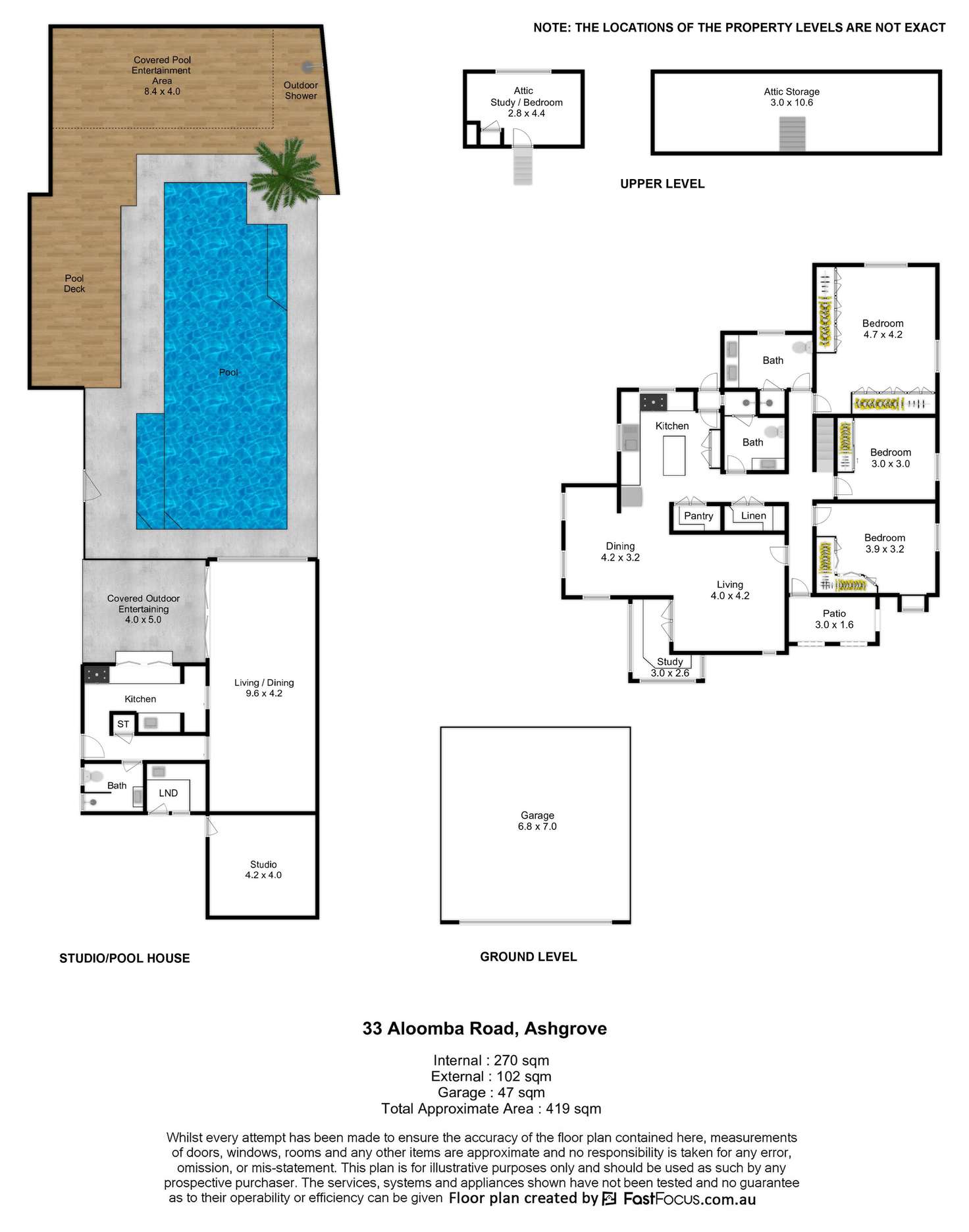Floorplan of Homely house listing, 33 Aloomba Road, Ashgrove QLD 4060