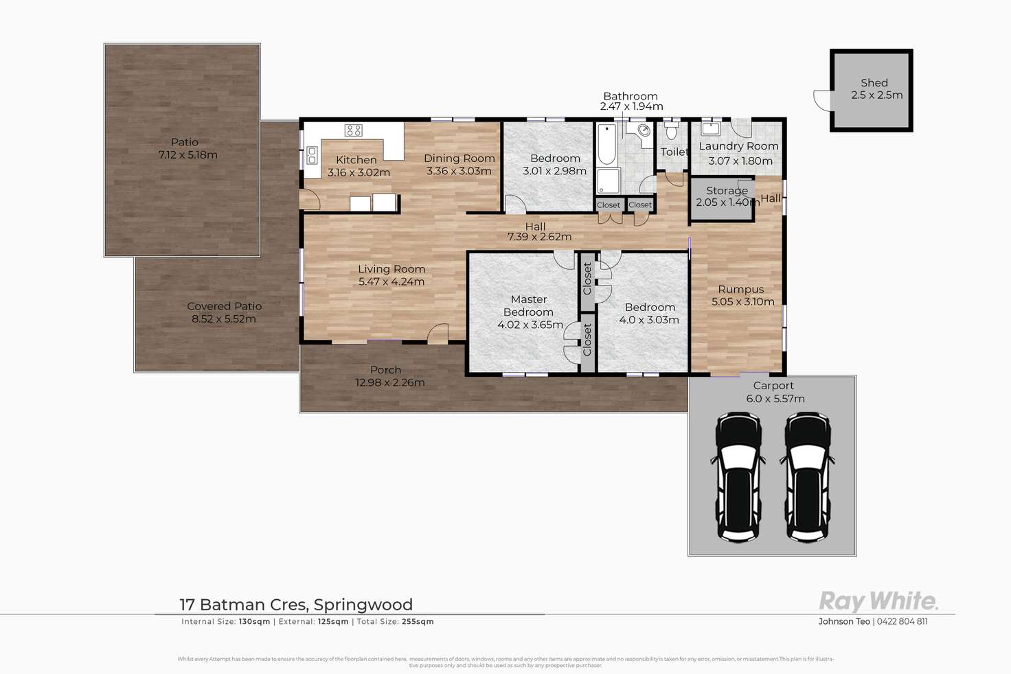 Floorplan of Homely house listing, 17 Batman Crescent, Springwood QLD 4127