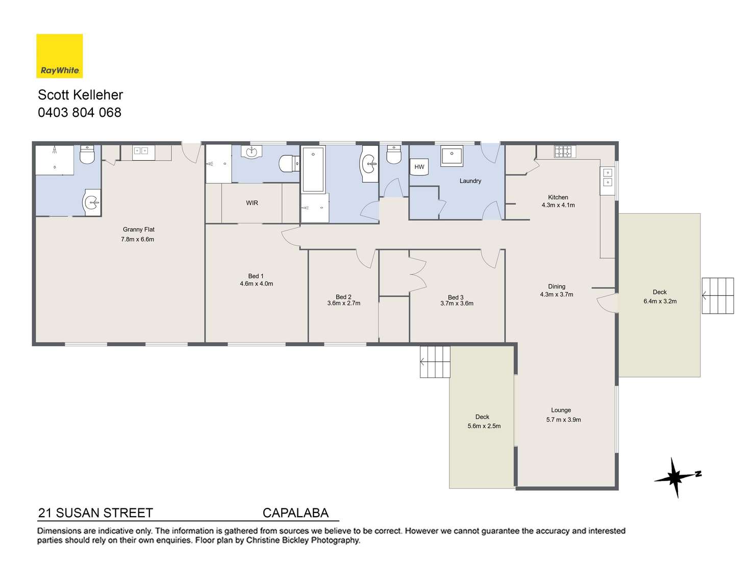 Floorplan of Homely house listing, 21 Susan Street, Capalaba QLD 4157