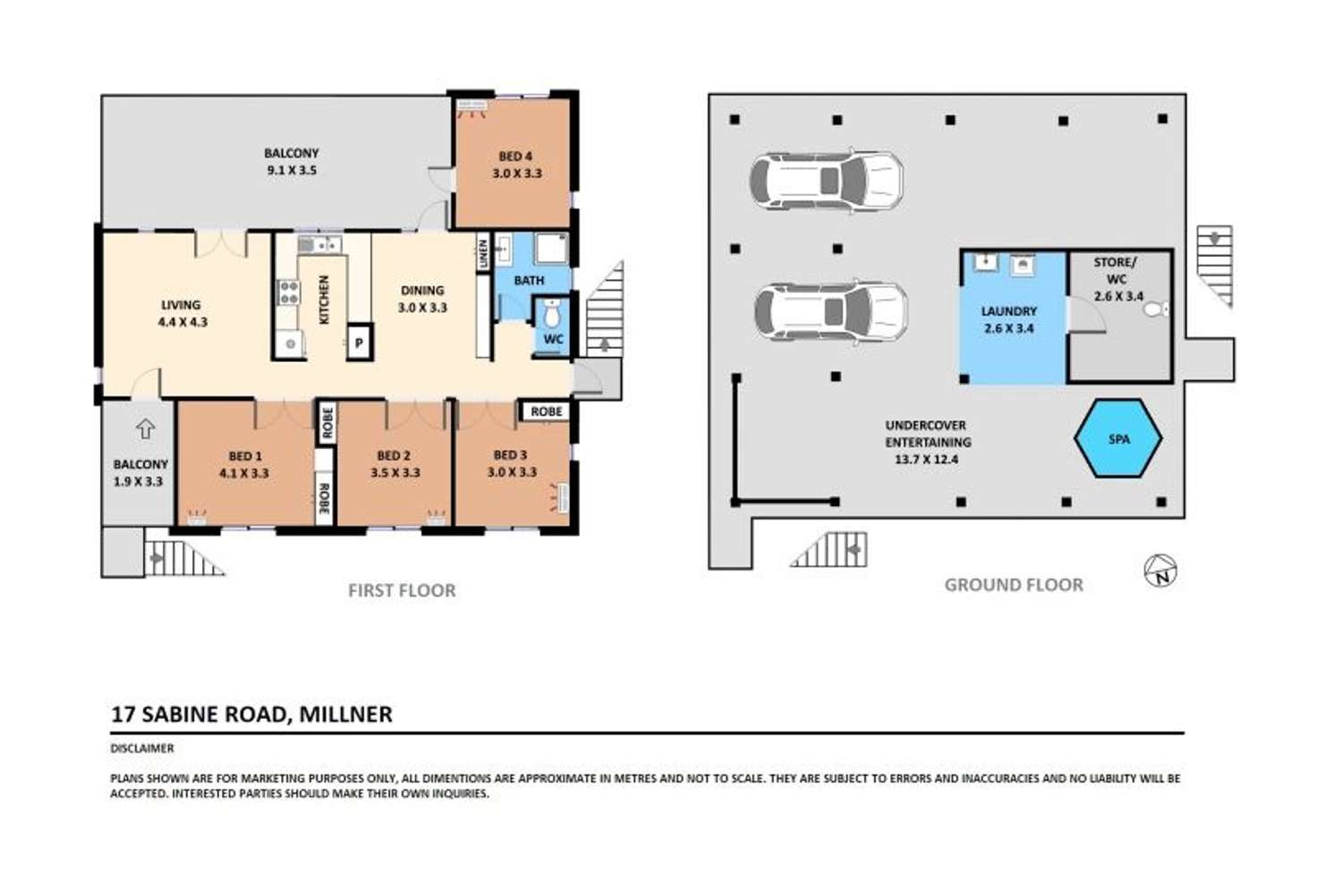 Floorplan of Homely house listing, 17 Sabine Road, Millner NT 810