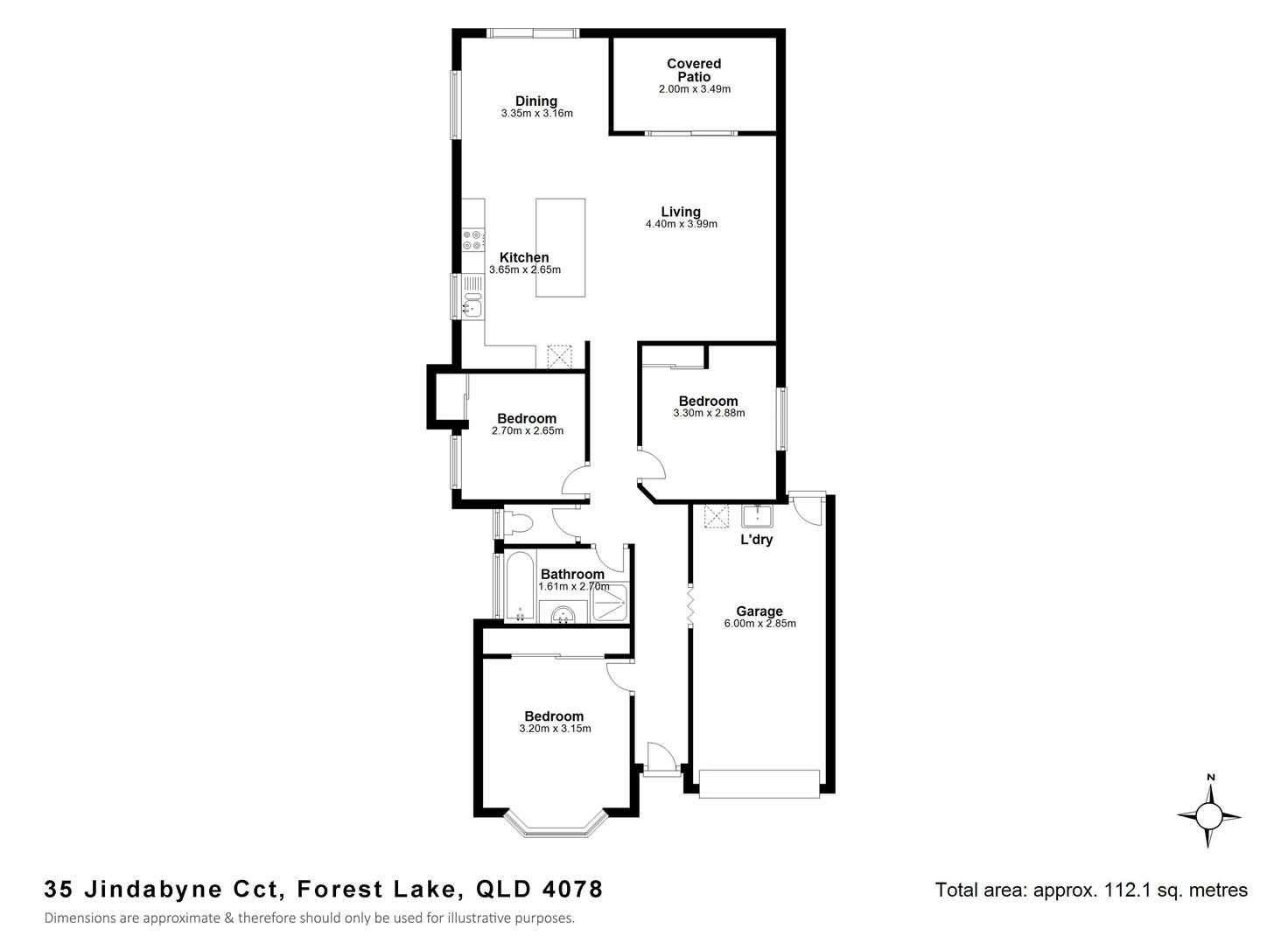 Floorplan of Homely house listing, 35 Jindabyne Circuit, Forest Lake QLD 4078
