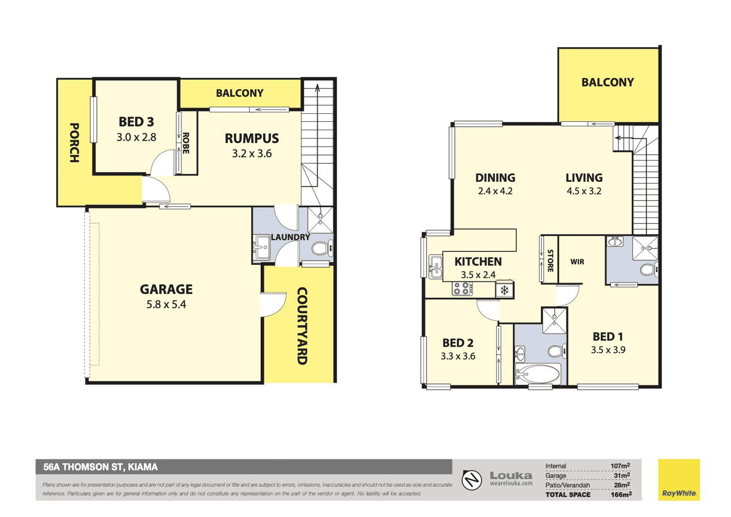 Floorplan of Homely townhouse listing, 56a Thomson Street, Kiama NSW 2533