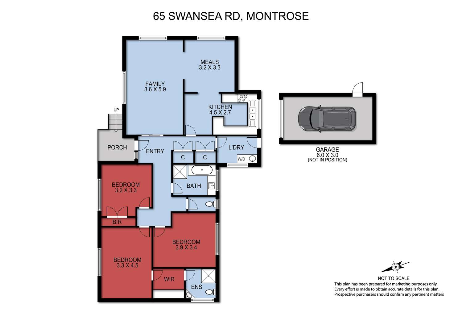 Floorplan of Homely house listing, 65 Swansea Road, Montrose VIC 3765