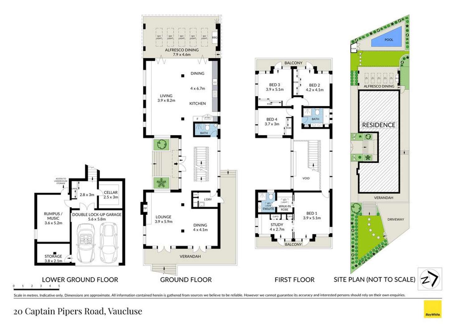 Floorplan of Homely house listing, 20 Captain Pipers Road, Vaucluse NSW 2030
