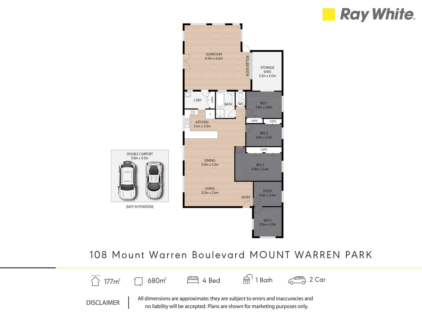Floorplan of Homely house listing, 108 Mount Warren Boulevard, Mount Warren Park QLD 4207