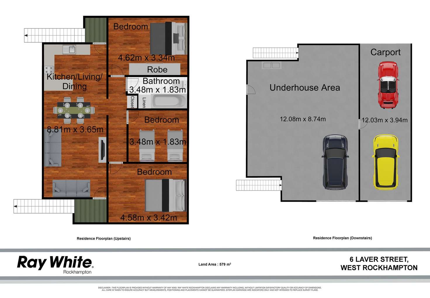 Floorplan of Homely house listing, 6 Laver Street, West Rockhampton QLD 4700