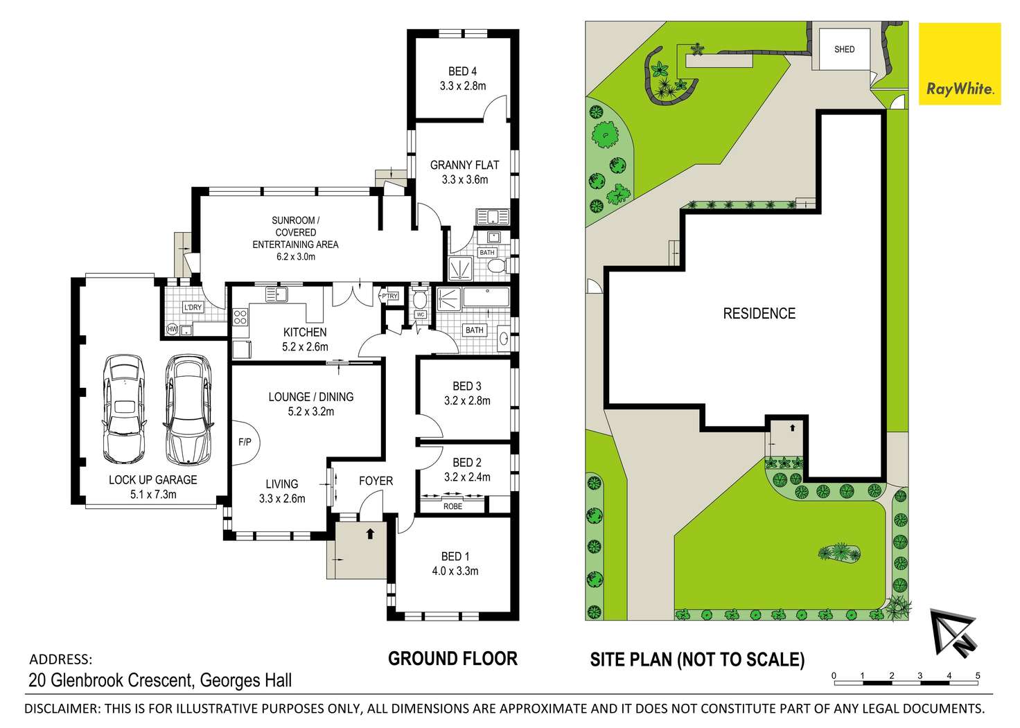 Floorplan of Homely house listing, 20 Glenbrook Crescent, Georges Hall NSW 2198