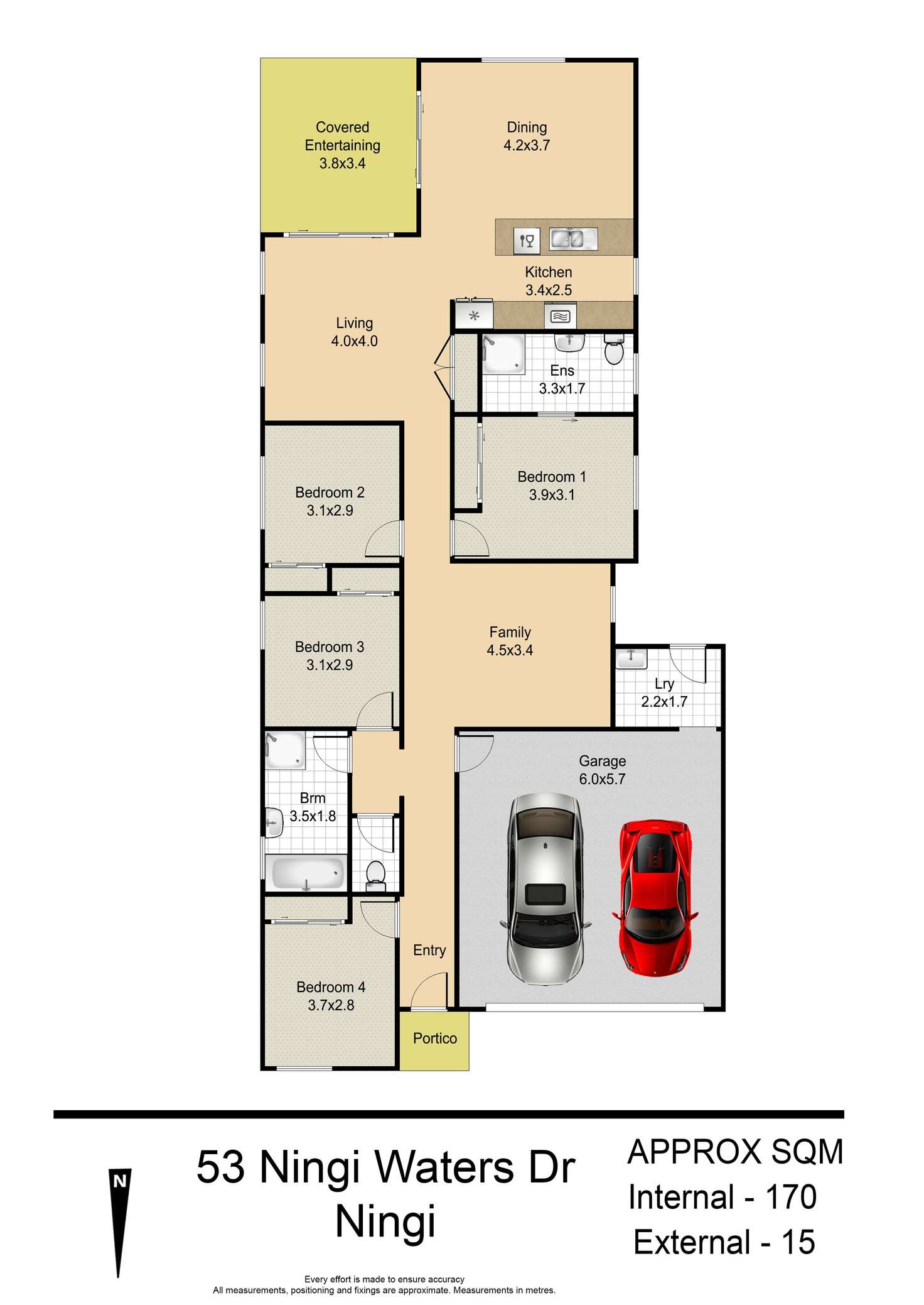 Floorplan of Homely house listing, 53 Ningi Waters Drive, Ningi QLD 4511