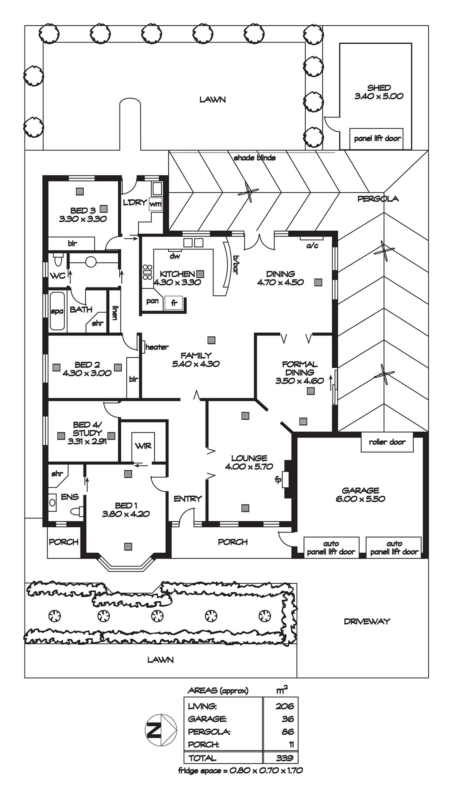 Floorplan of Homely house listing, 6 Darryl Avenue, Athelstone SA 5076