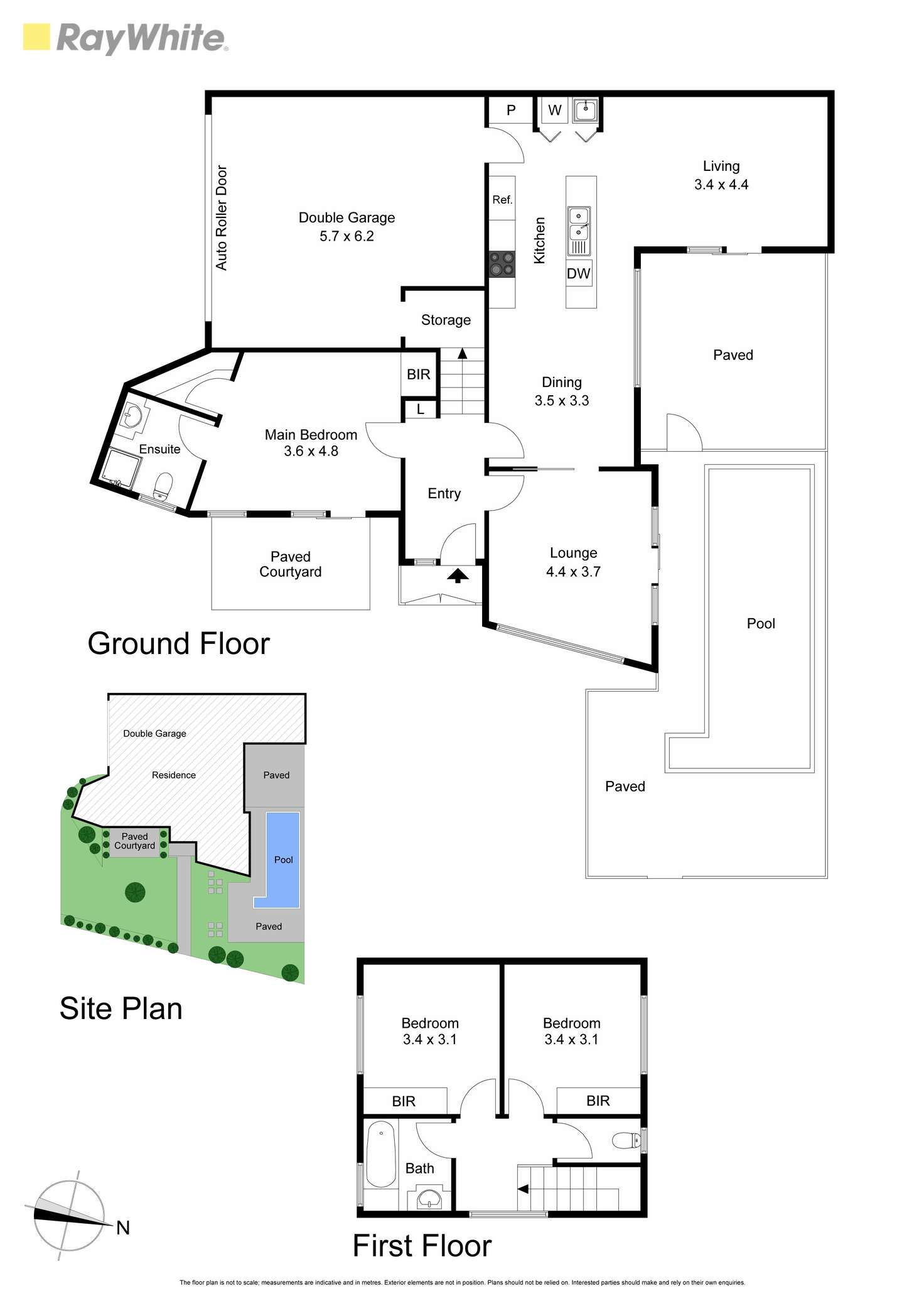 Floorplan of Homely townhouse listing, 396A Nepean Highway, Parkdale VIC 3195