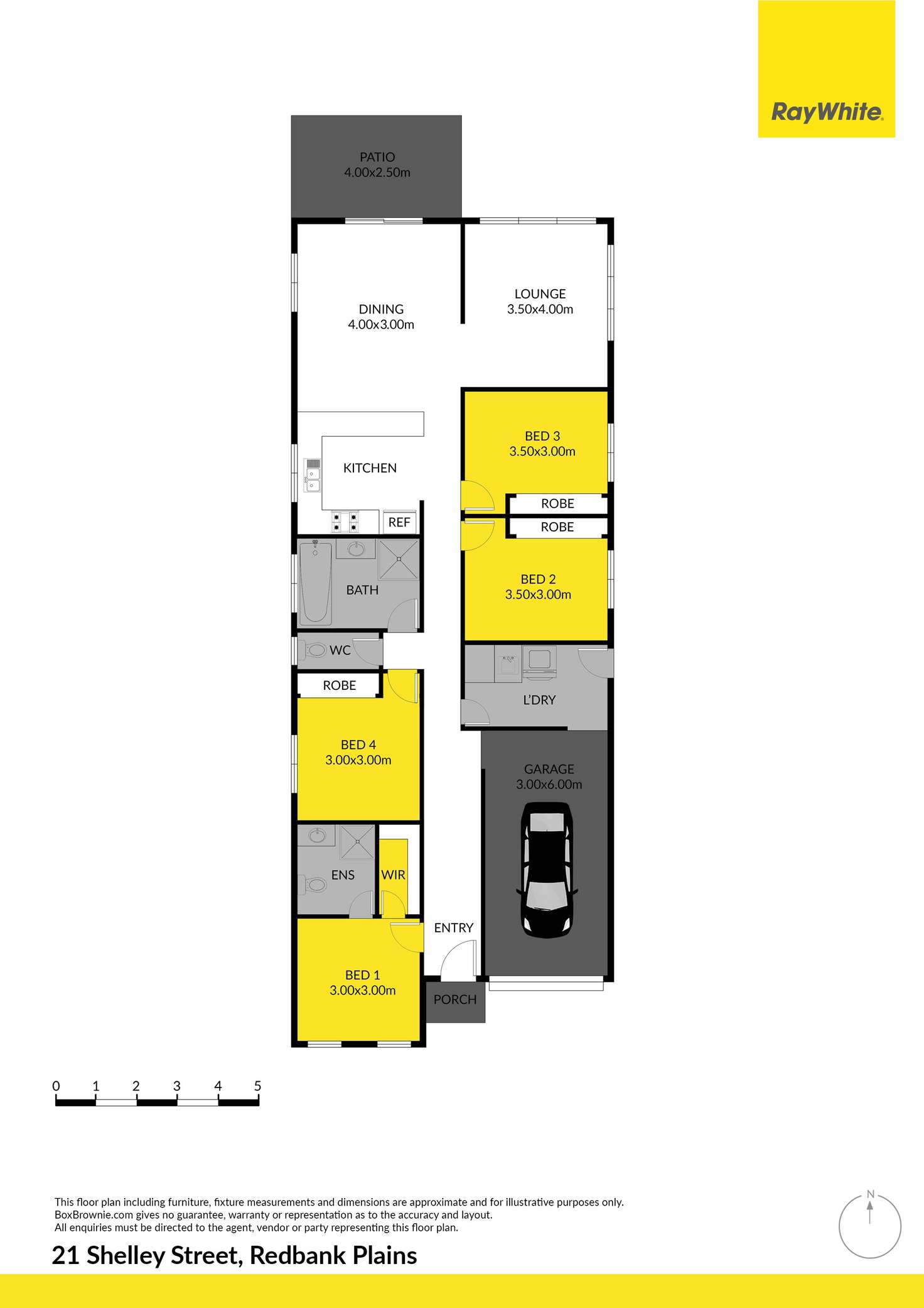 Floorplan of Homely house listing, 21 Shelley Street, Redbank Plains QLD 4301