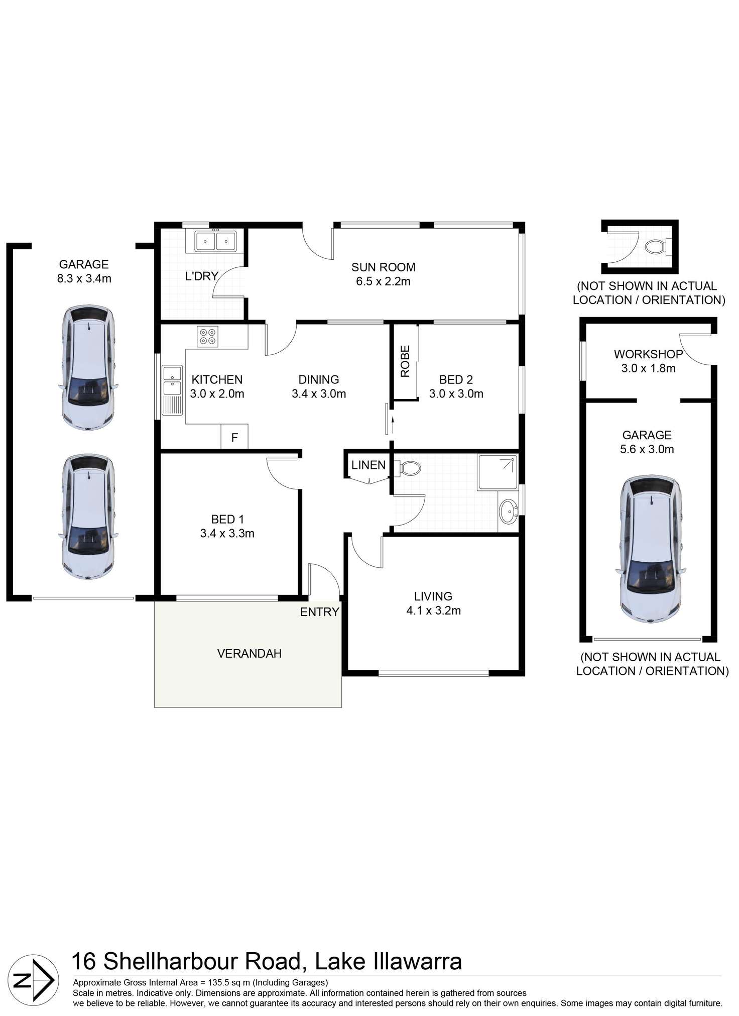 Floorplan of Homely house listing, 16 Shellharbour Road, Lake Illawarra NSW 2528