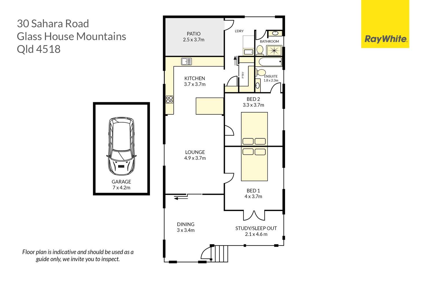 Floorplan of Homely house listing, 30 Sahara Road, Glass House Mountains QLD 4518