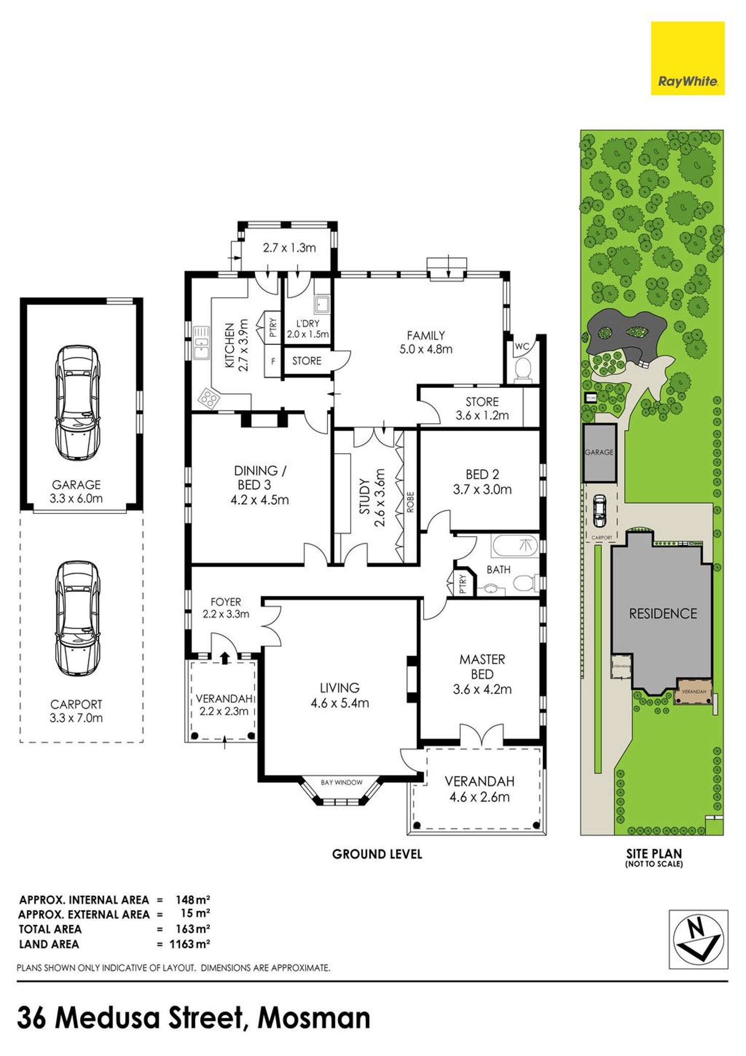 Floorplan of Homely house listing, 36 Medusa Street, Mosman NSW 2088