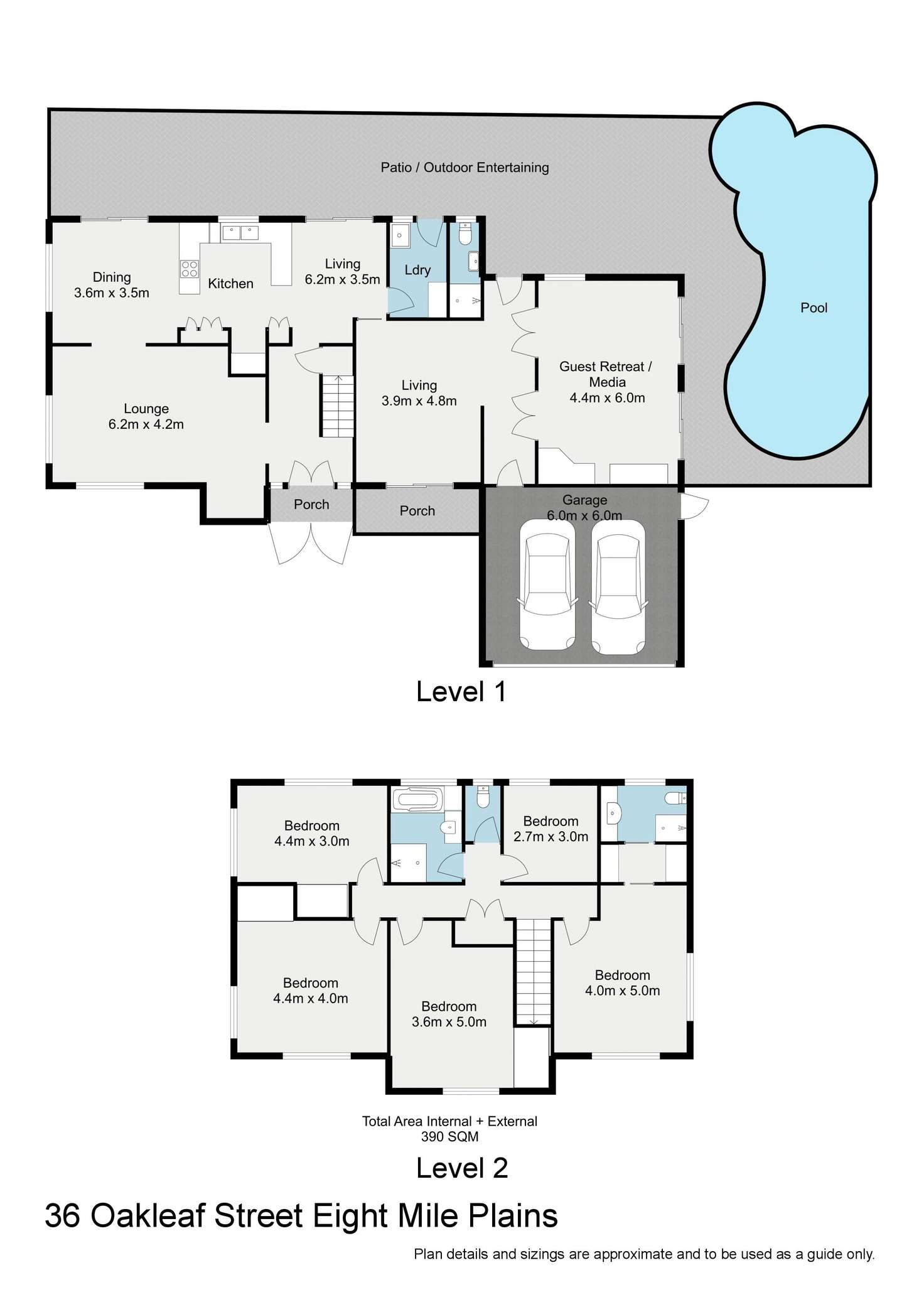 Floorplan of Homely house listing, 36 Oakleaf Street, Eight Mile Plains QLD 4113