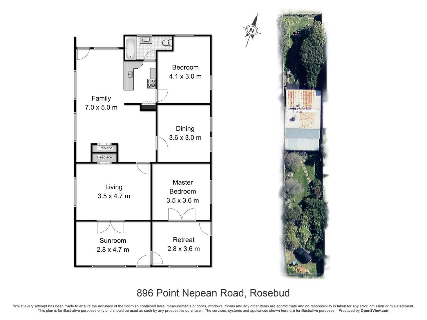 Floorplan of Homely house listing, 896 Point Nepean Road, Rosebud VIC 3939