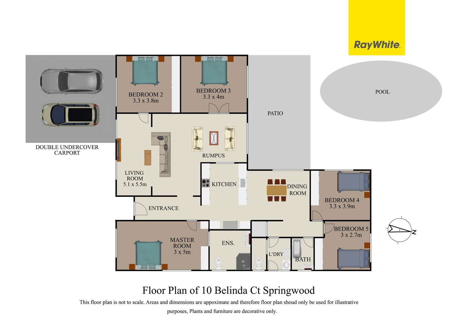 Floorplan of Homely house listing, 10 Belinda Crescent, Springwood QLD 4127