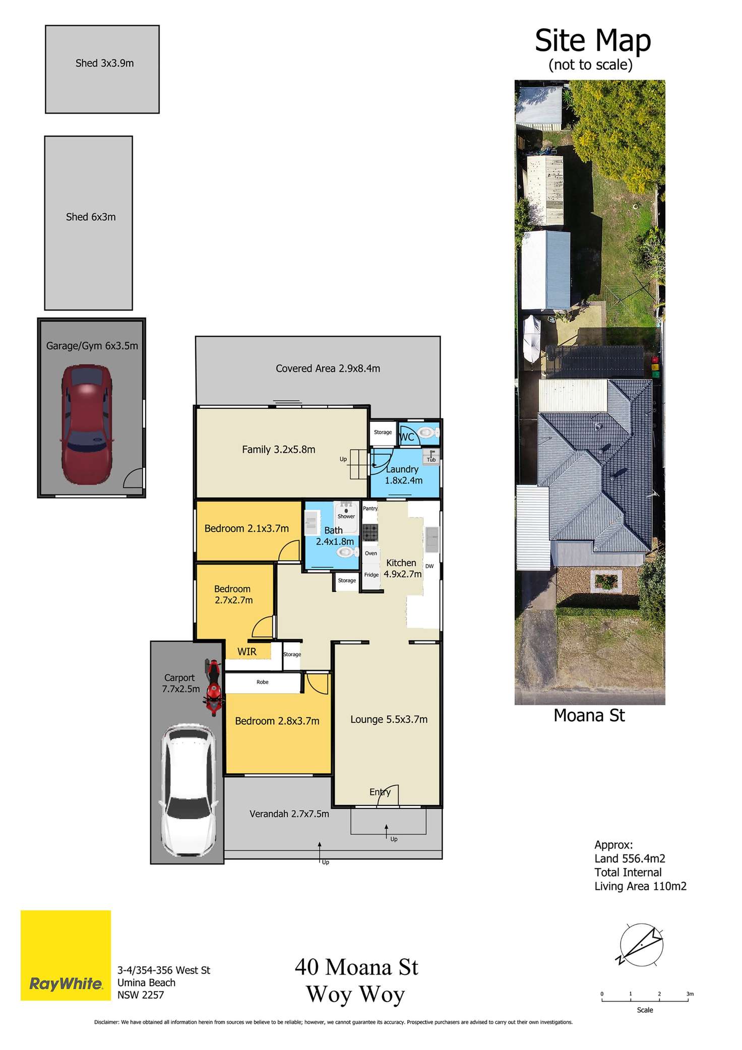 Floorplan of Homely house listing, 40 Moana Street, Woy Woy NSW 2256