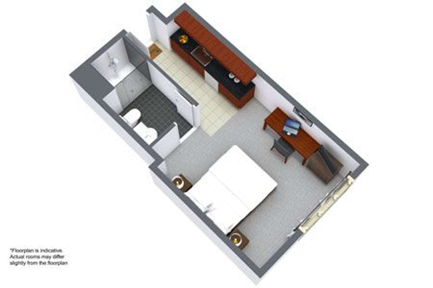Floorplan of Homely apartment listing, 1017/255 Ann Street, Brisbane City QLD 4000