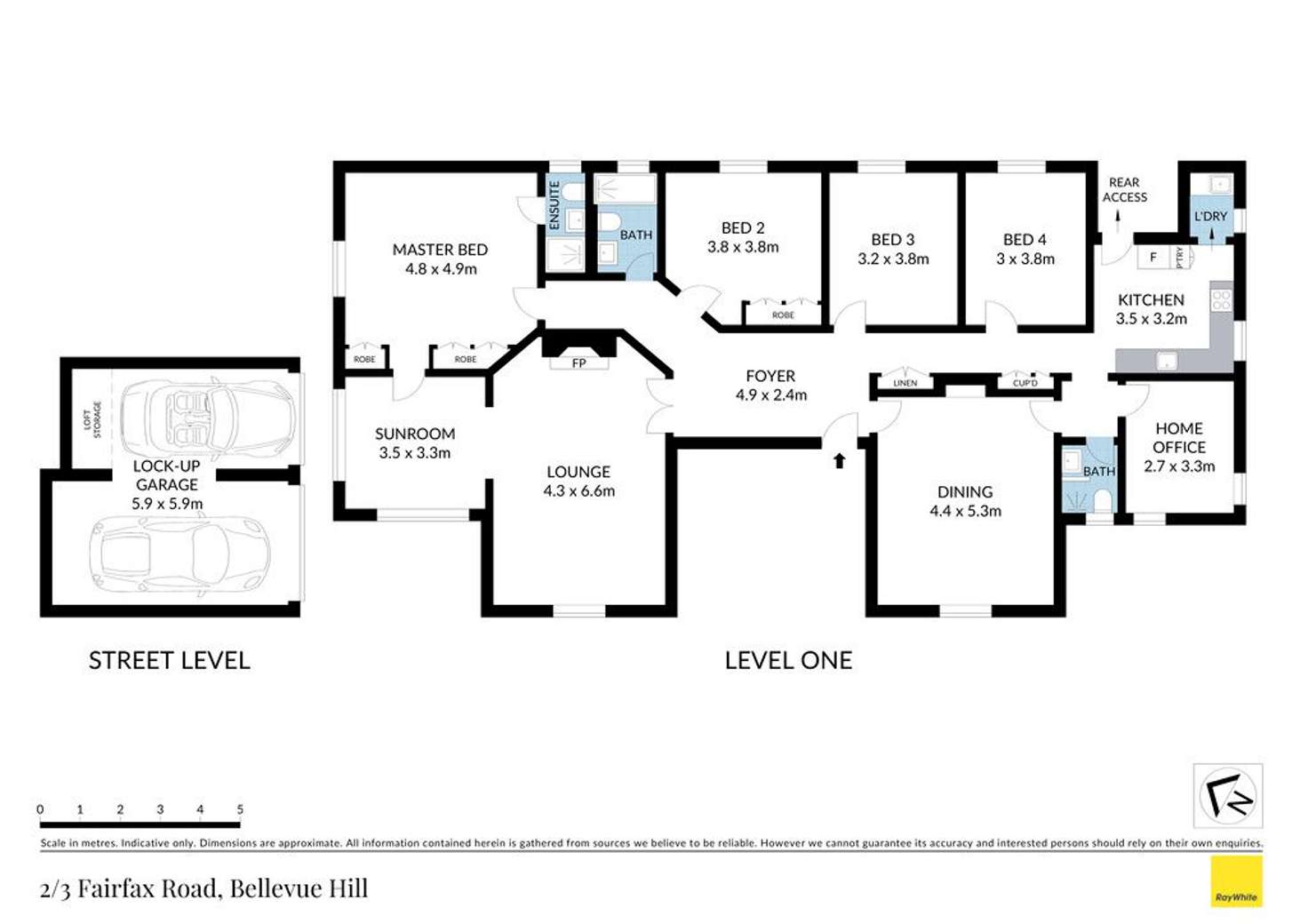 Floorplan of Homely apartment listing, 2/3 Fairfax Road, Bellevue Hill NSW 2023