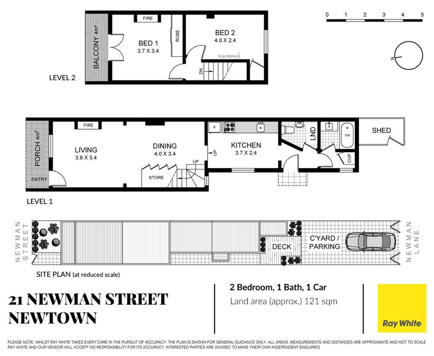 Floorplan of Homely house listing, 21 Newman Street, Newtown NSW 2042