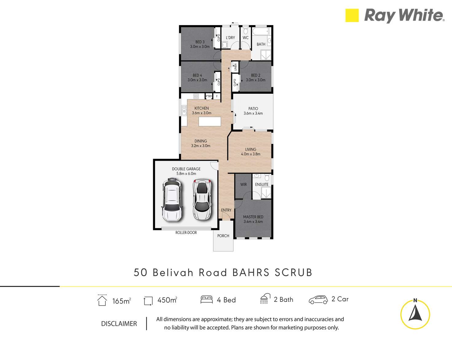 Floorplan of Homely house listing, 50 Belivah Road, Bahrs Scrub QLD 4207
