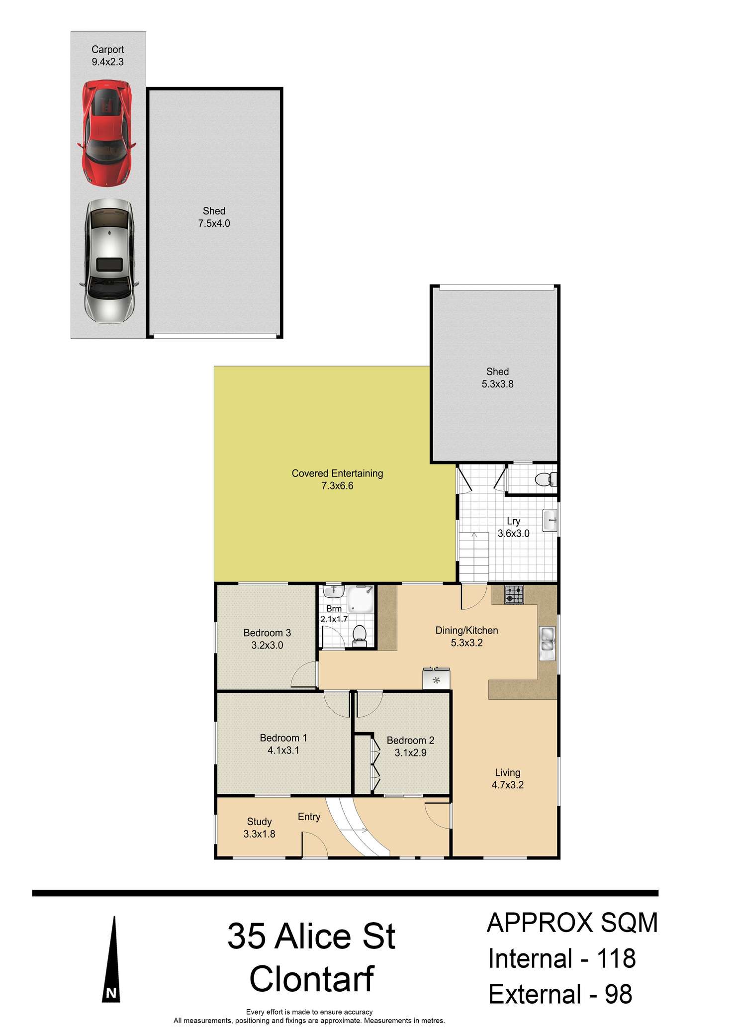 Floorplan of Homely house listing, 35 Alice Street, Clontarf QLD 4019
