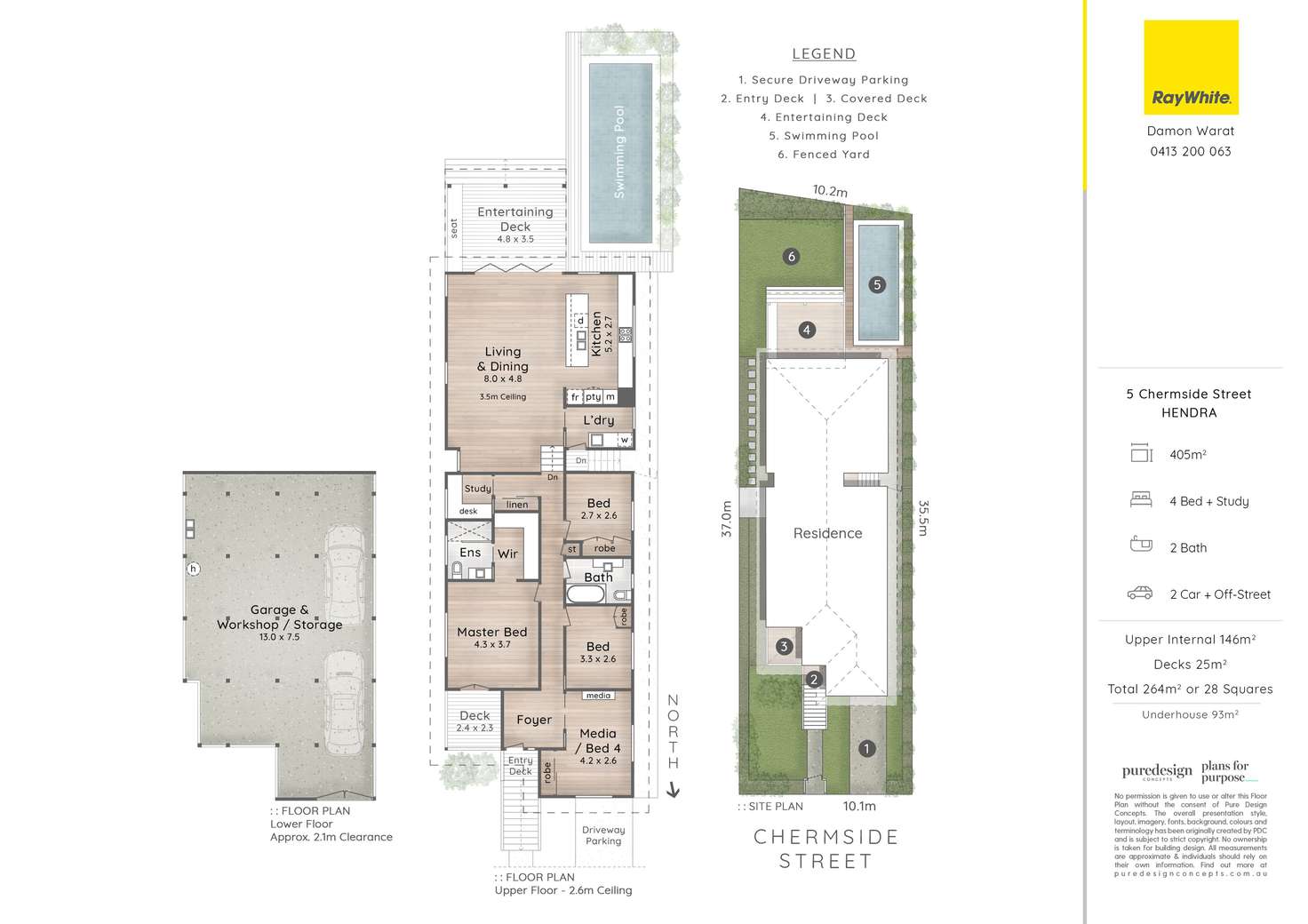 Floorplan of Homely house listing, 5 Chermside Street, Hendra QLD 4011