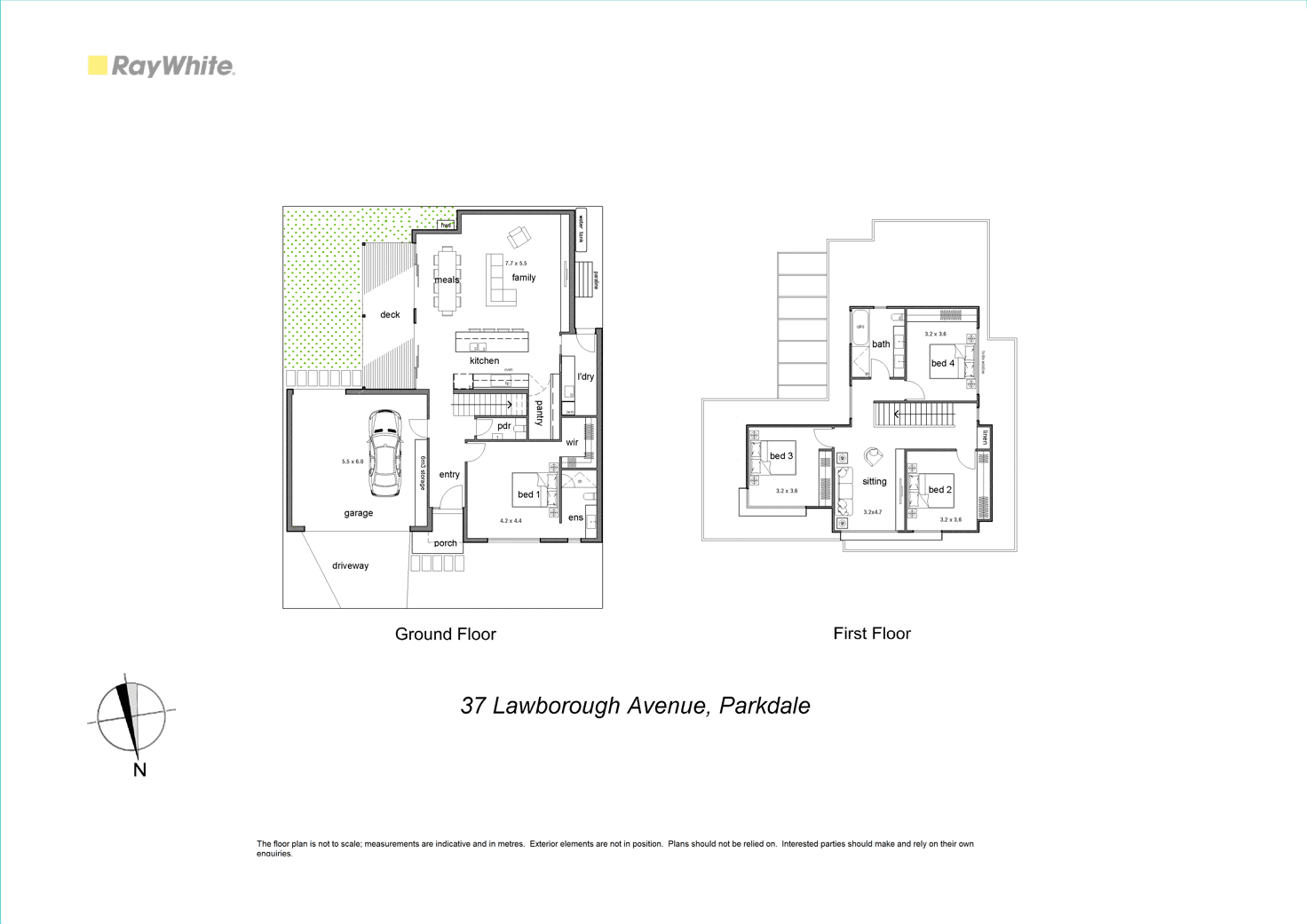 Floorplan of Homely house listing, 37 Lawborough Avenue, Parkdale VIC 3195