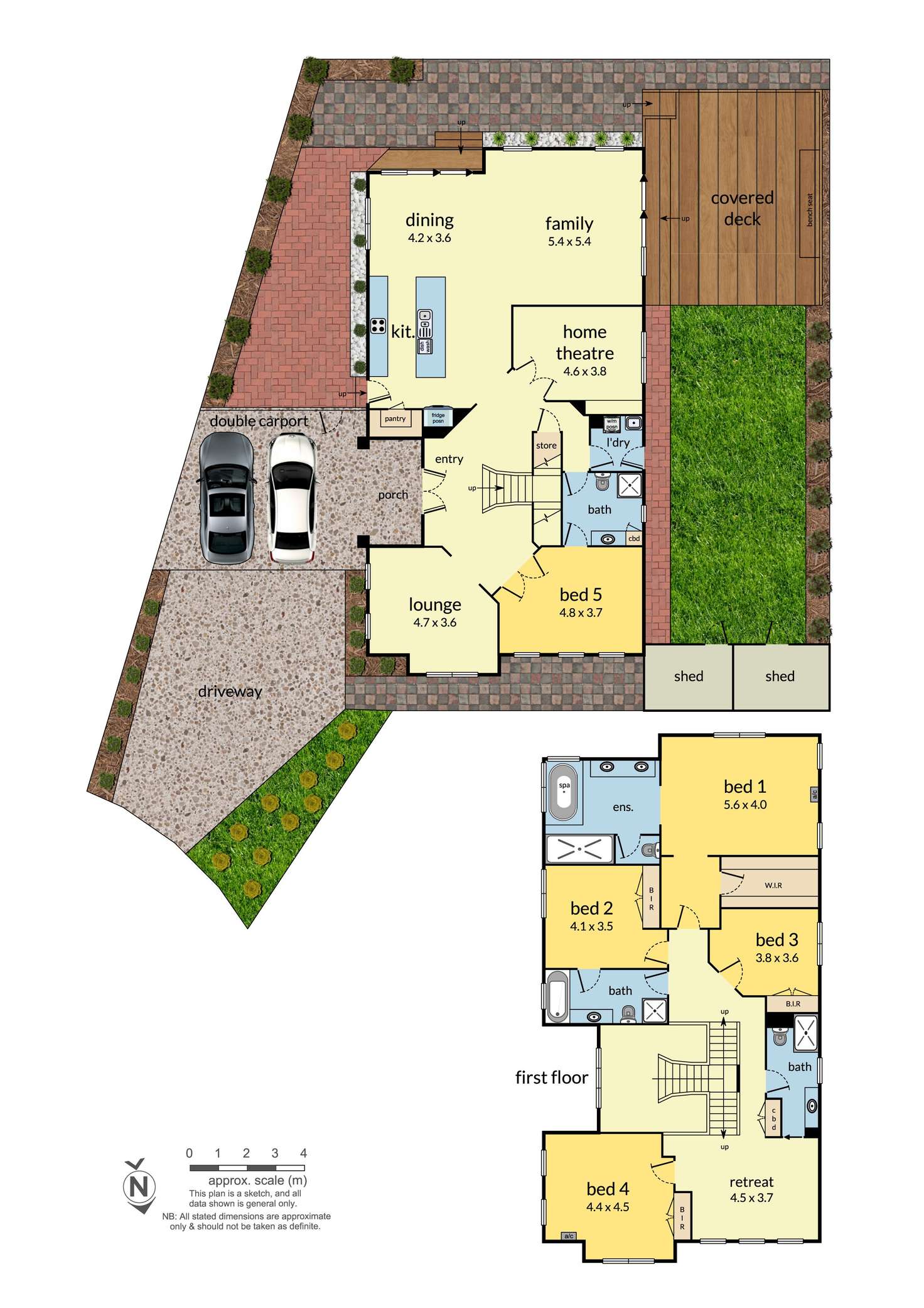 Floorplan of Homely house listing, 8 Milgate Court, Forest Hill VIC 3131