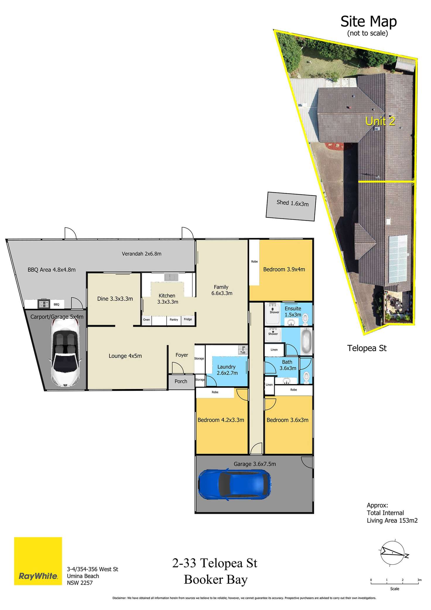 Floorplan of Homely villa listing, 2/33 Telopea Street, Booker Bay NSW 2257