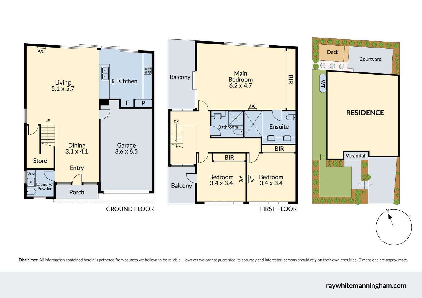 Floorplan of Homely townhouse listing, 2A East Street, Heidelberg West VIC 3081