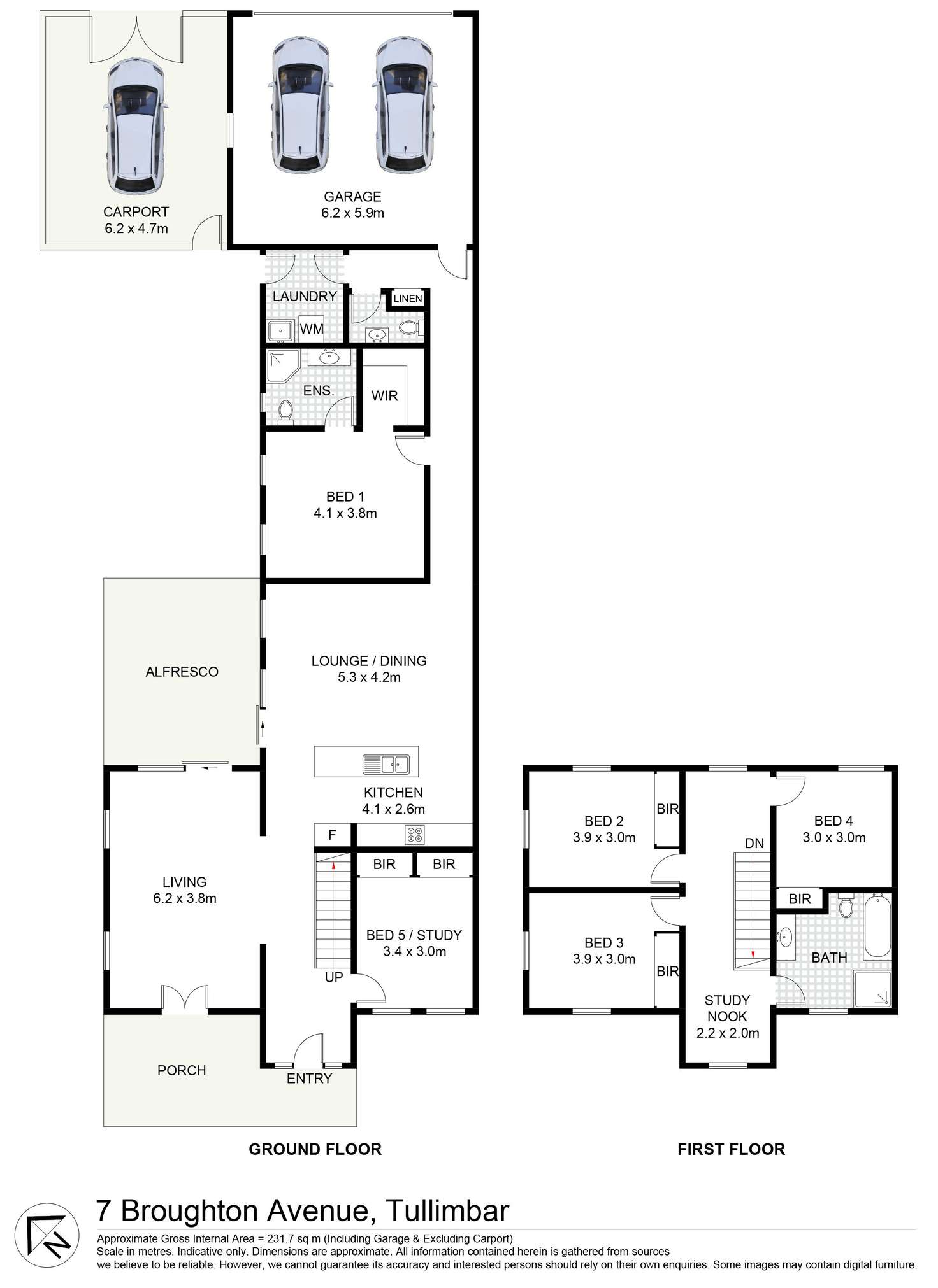 Floorplan of Homely house listing, 7 Broughton Avenue, Tullimbar NSW 2527