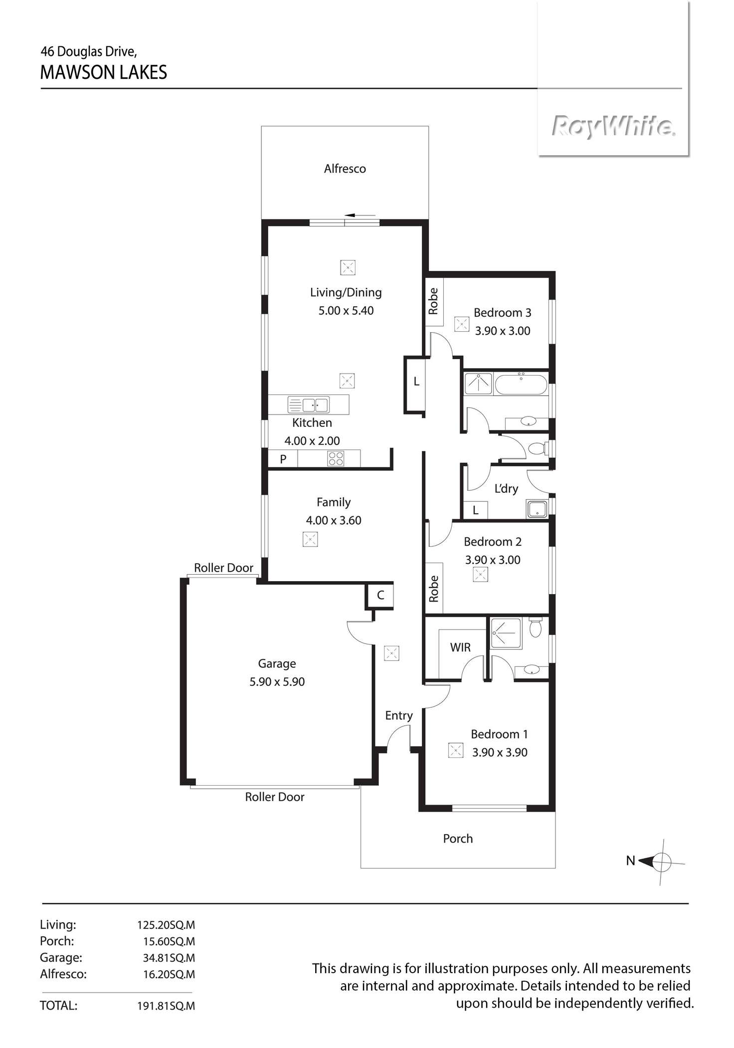 Floorplan of Homely house listing, 46 Douglas Drive, Munno Para SA 5115